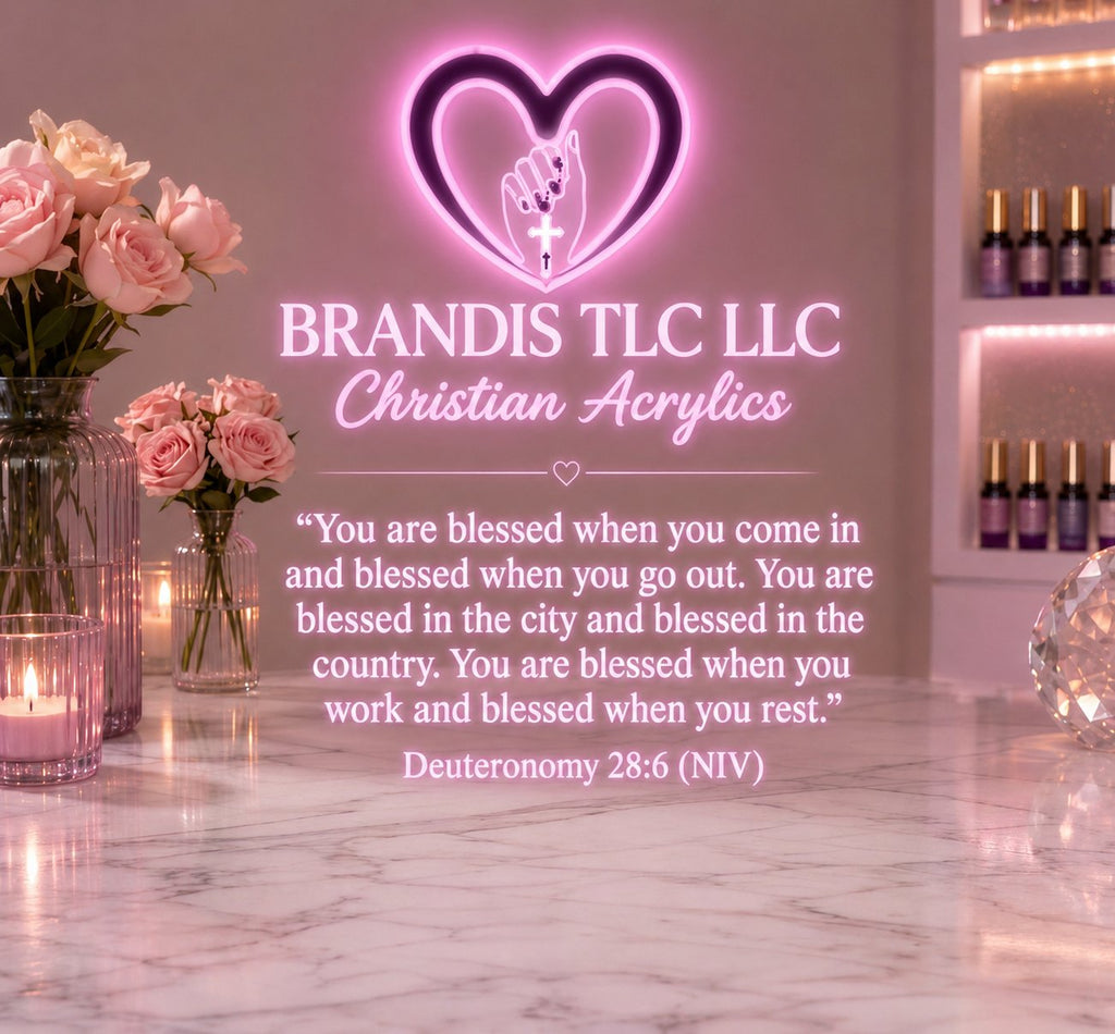 Blessed (cover pink) Christian Acrylic Powder